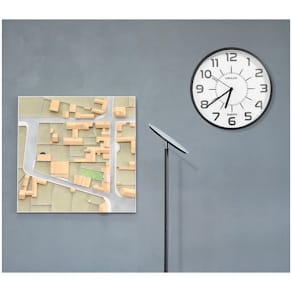 Väggur UNILUX Pop plastlins 30,5cm