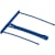 Archiefclip Bankers Box lang, blauw, 100 mm, doos 50 stuks