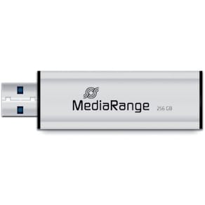 USB-Stick MediaRange, 3.0, 256 GB, silber