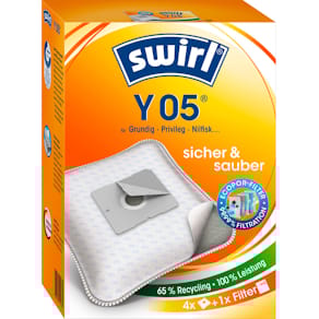 Staubsaugerbeutel Swirl Y 05 Air Space, 4 Stück