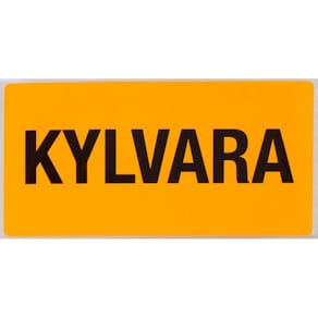 Varningsetikett Kylvara 500/rl