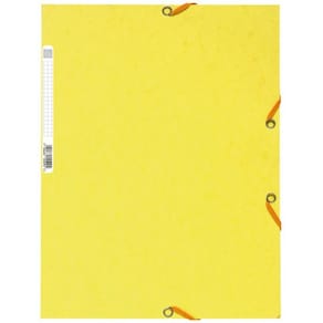 Gummibandsmapp EXACOMPTA 3-kl A4 lemon 25st
