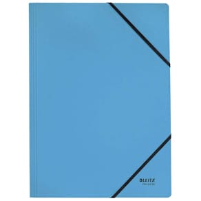 Elastikmappe Leitz Recycle A4 blå, 10 stk
