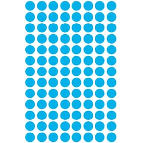Markierungspunkte Avery Zweckform, Ø 8 mm, blau, 416 Stück
