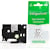 Etiketcassette Rillprint compatible TZe-121, 9 mm, zwart