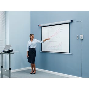 Eldriven projektorduk NOBO 192x144cm