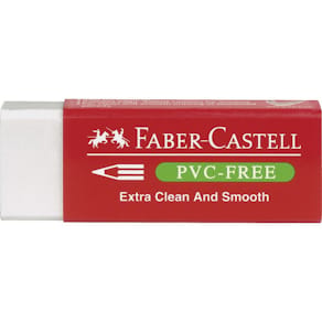 Radergummi plast Pvc-Fri vit