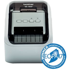 Etikettendrucker Brother QL-800, schwarz/grau