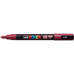 Pigmentmarker Uni-Ball Posca PC-3M, weinrot