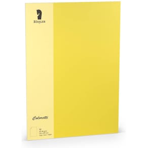 Briefbogen Rössler Coloretti, DIN A4, 80 g/m², 10 St., goldgelb