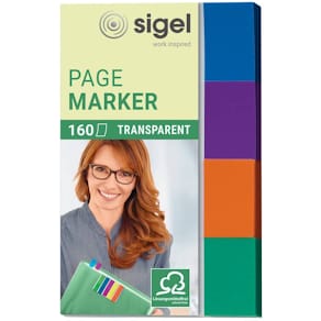 Haftmarker Sigel Index, sortiert