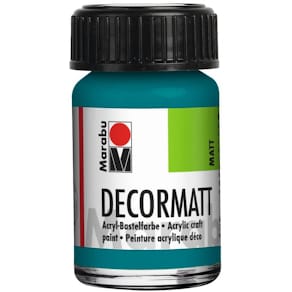 Acrylfarbe Marabu Decormatt, türkis, 15 ml