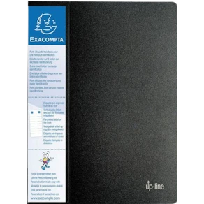 Demobok EXACOMPTA 80 fickor svart