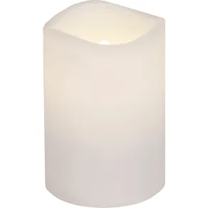 Blockljus STAR T LED Paul 11,5cm vit