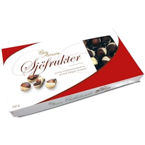 Choklad CON AMORE Sjöfrukter ask 250g