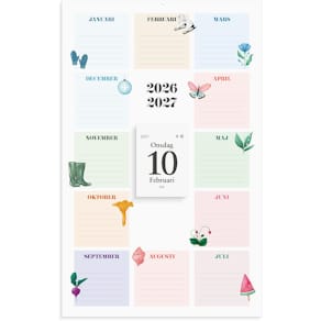 Burde Väggkalender Klassens almanacka 26/27
