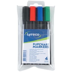 Blädderblockspenna LYRECO rund 4/fp