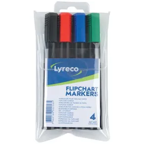 Blädderblockspenna LYRECO rund 4/fp