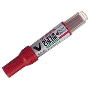 Märkpenna PILOT V Super Color rund röd