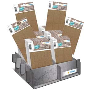 Haushaltsetiketten HERMA Silphie, braun, sortiert