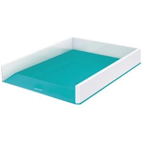 Brievenbakje Leitz WOW, ijsblauw