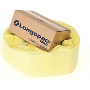 Säckkassett LONGOPAC Mini Strong 45m gul