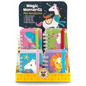 Spiralnotizbuch TRENDHAUS Mini Magic Moment, bunt, 24 Blatt, 63x