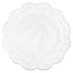 Tortenspitze Demmler Rose, Ø 17 cm, weiß