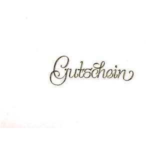 Gutscheinkarte, inkl. Umschlag