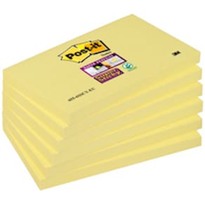 Post-it SS-Notes 76x127 gul (6)
