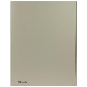 Dossiermap Esselte, grijs, A4, 300 g/m², pak 100 stuks
