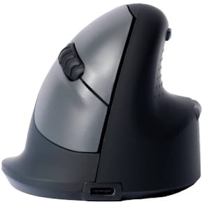 Ergonomische Maus R-Go Tools HE Break, 75x68x94mm, schwarz/silber