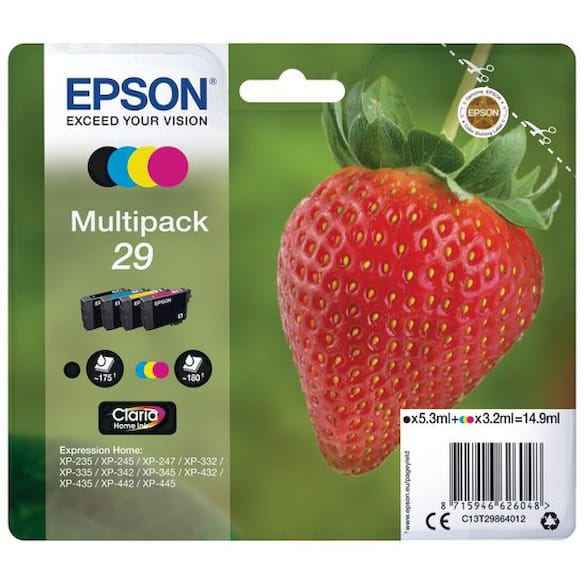 Blekk EPSON 29 C13T29864022 CMYK (4)