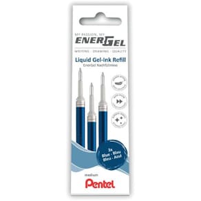 Refill PENTEL EnerGel needle svart 3/fp