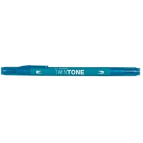 Tombow TwinTone turkosblå 0,3/0,8 6st