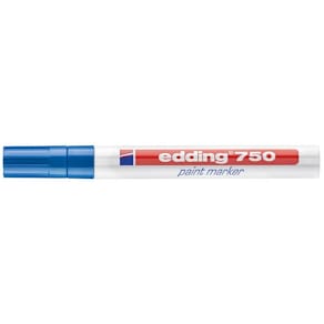 Lackmarker edding 750, 2–4 mm, blau