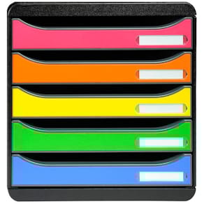 Schubladenbox Exacompta Big-Box Plus, Harlekin