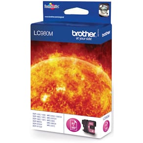 Inktcartridge Brother LC-980M, magenta, 260 pagina's, OEM