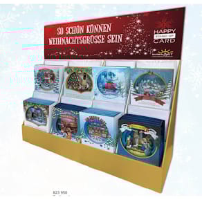 Weihnachtskarte EigenArt D.T. Happy Stand up mini