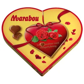 Choklad MARABOU Hjärta 165g