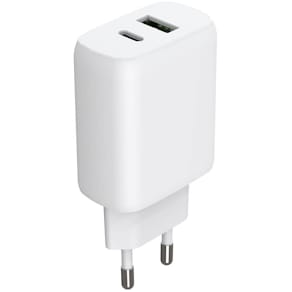 Laddare 1xUSB-C + 1xUSB-A PD/PPS 30W + 18W QC vit