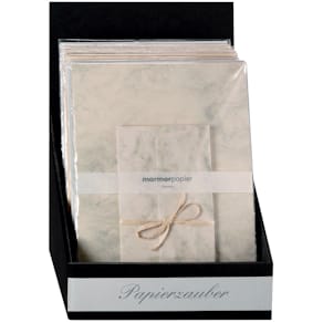 Briefpapier Set DFW marmoriert, A4, blanko, sortiert, 6 Briefb