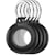 Belkin Secure Holder Airtag Waterproof Keyring, 4 Pack, Blac