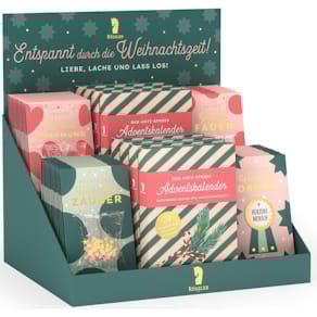 Warenpaket RÖSSLER Ho-Ho-Ho, sortiert, Adventsdisplay, 68-teilig