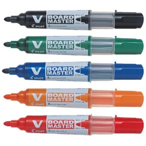 Whiteboardpenn PILOT V-Board M rund (5)