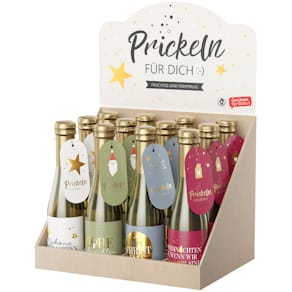 Perlwein-Piccolo-Set FÜR DICH Schöne Weihnachten, sortiert