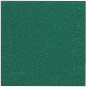 Servietten Duni Dinner Zelltuch, dunkelgrün, 20 Stück