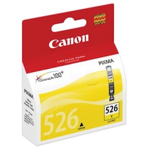 Inktcartridge Canon CLI-526Y, 450 pagina's, OEM 4543B001, geel