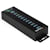 StarTech.com USB 3.0-hubb med 10 portar och nätadapter