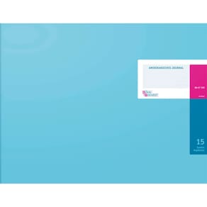 Journal KÖNIG & EBHARDT KL 15Konten, 48 Blatt, hellblau/magenta